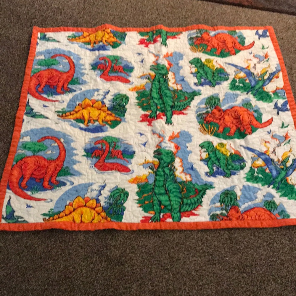 Child’s hand made quilt.